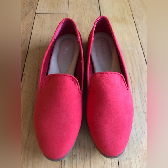 KStudio red suede shoes size 8 - Picture 2 of 3